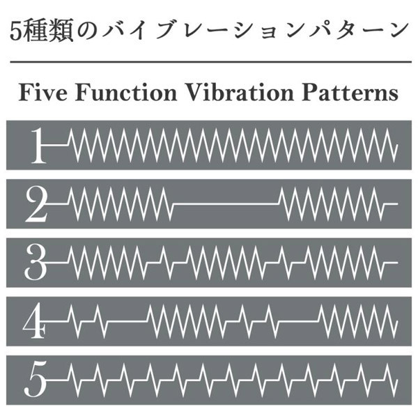 振動パターンは5種類