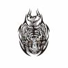 タトゥーシール　タイガー・トライバル