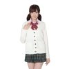 しんぷる　ｗｉｔｈ　カーデ　ホワイト